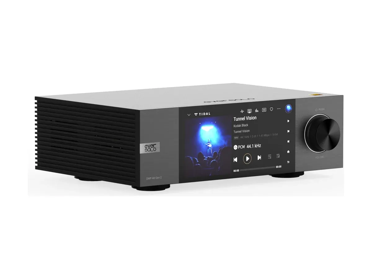 Eversolo DMP-A6 Gen 2 Streamer, Frontansicht mit Touchscreen
